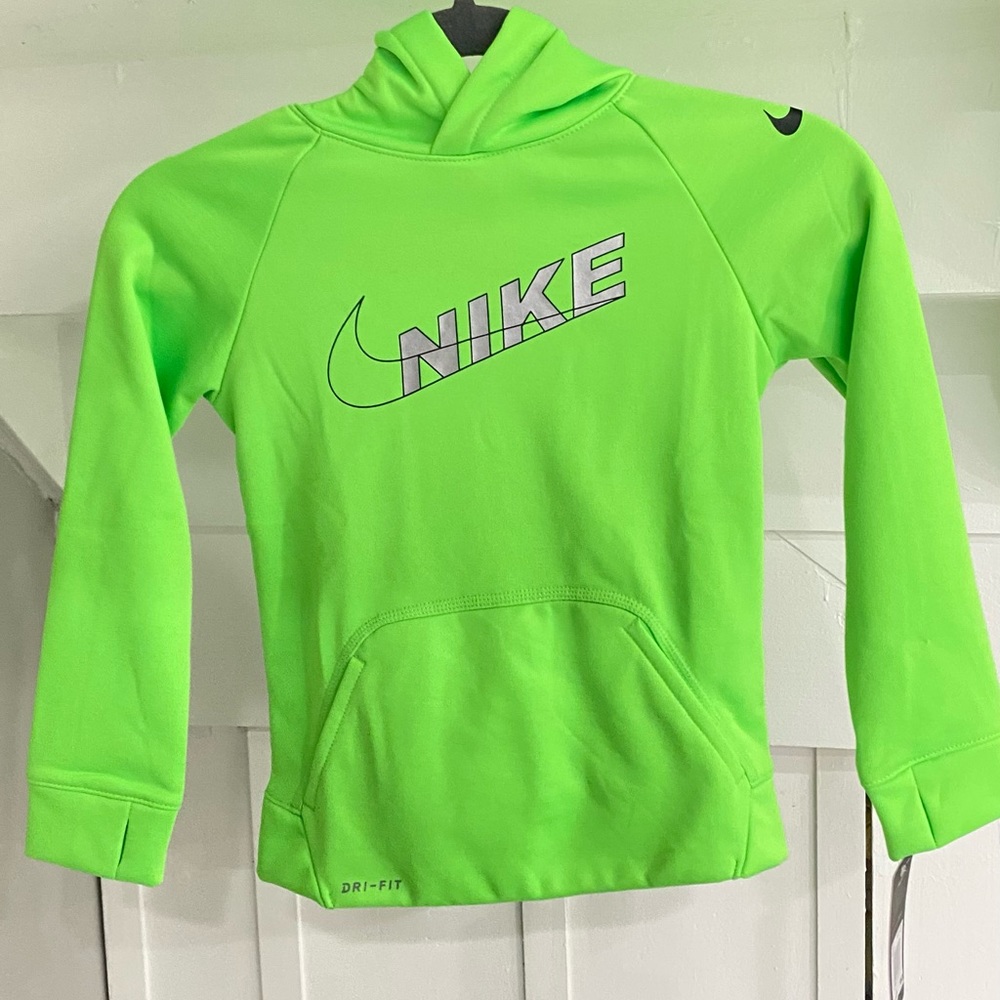 Nike Drifit Lime Green Hoodie